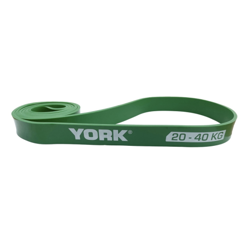 Резинка для фитнеса  York 20-40 кг зеленый #Y-80504 - фото №5